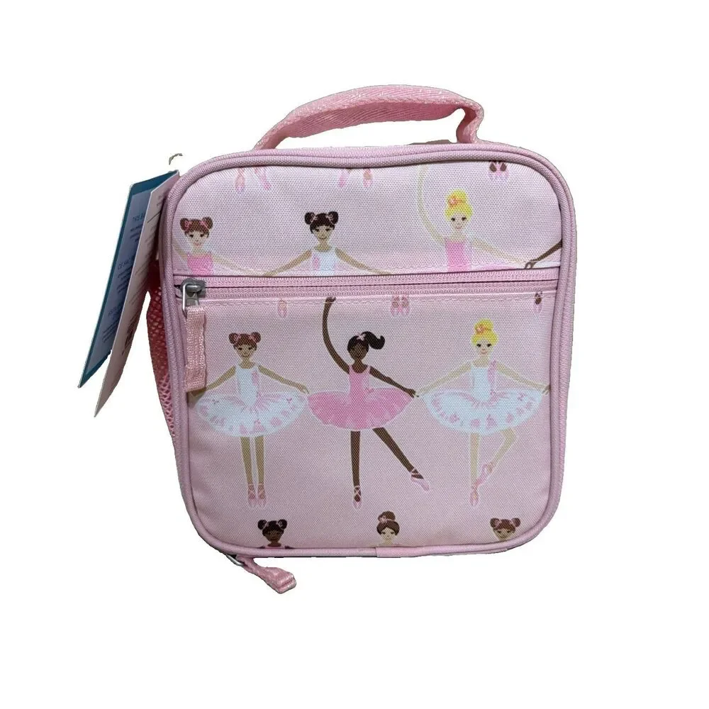 Pottery Barn Kids Mackenzie Pink Shimmer Ballerina Backpack & Lunchbox Large